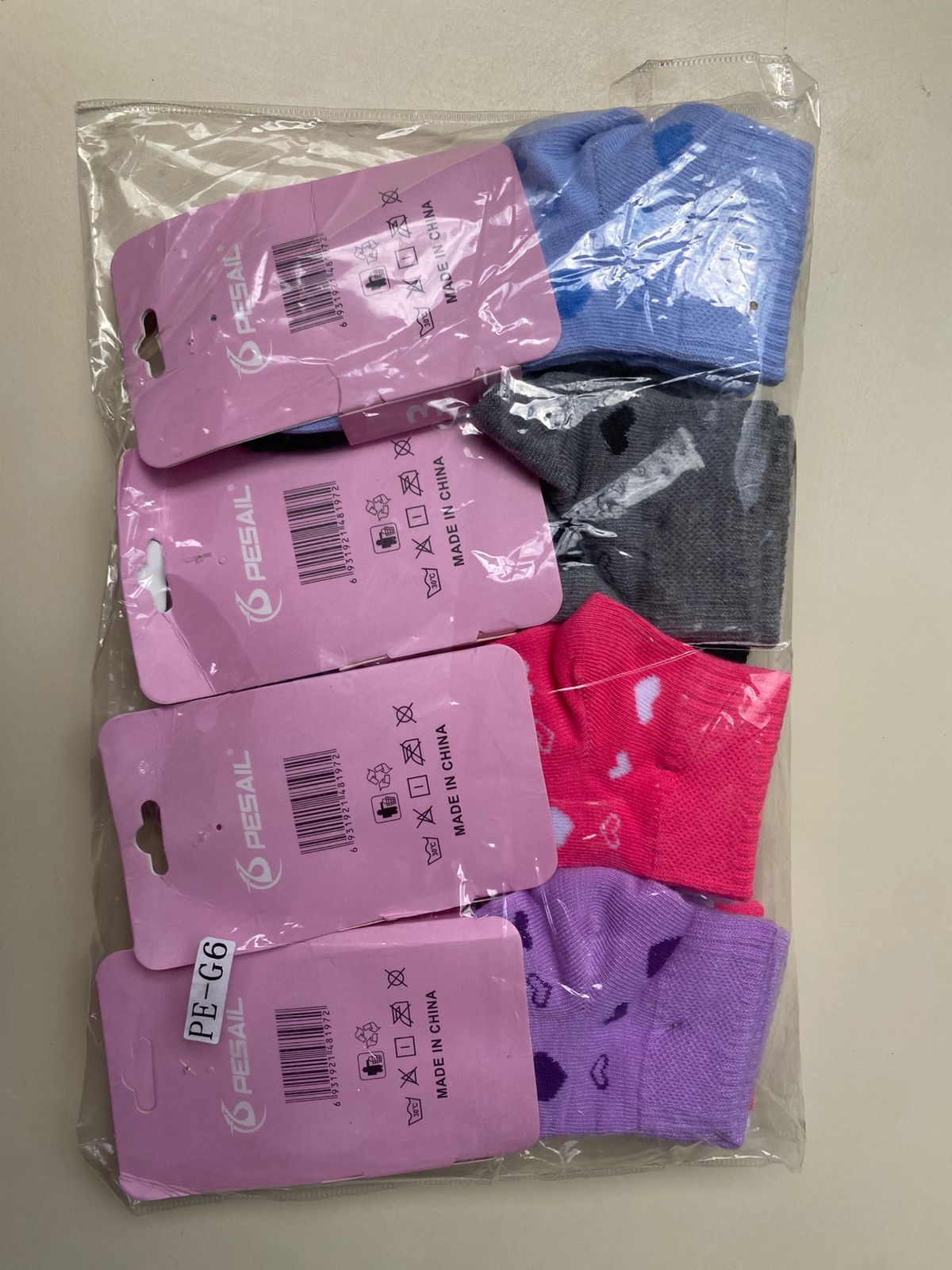 MEDIAS PARA NIÑAS – PACK X12 UNIDADES (4 PACKS DE 3)